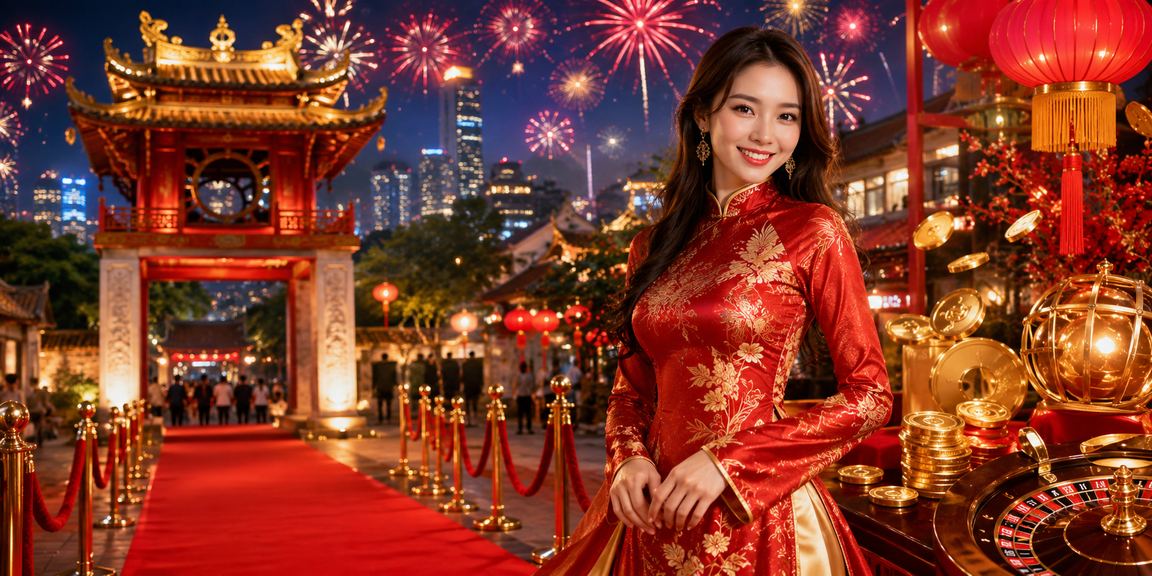 Người chơi thanh lịch trong trang phục áo dài tại Hà Nội tham gia cá cược trực tuyến