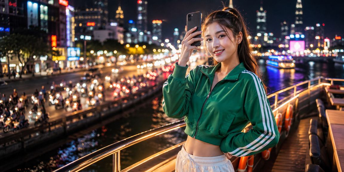 Người dùng trẻ sử dụng điện thoại để kiểm tra giới hạn cá cược tại TP Hồ Chí Minh