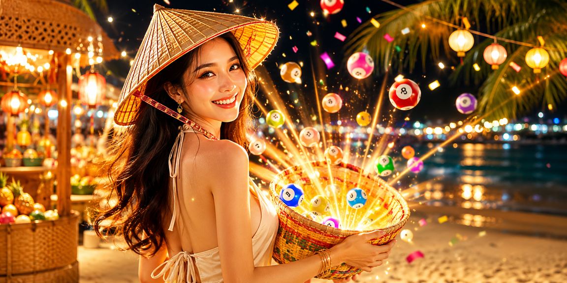Người bán vé xổ số đội nón lá tại Phú Quốc — nét văn hóa giải trí đặc trưng Việt Nam